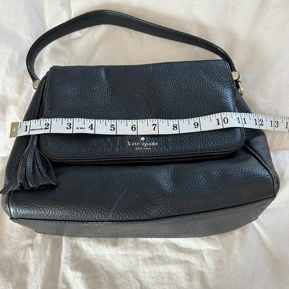 KATE‎ SPADE Chester Street Shoulder Bag Black Pebbled Leather Structured - Picture 7 of 8